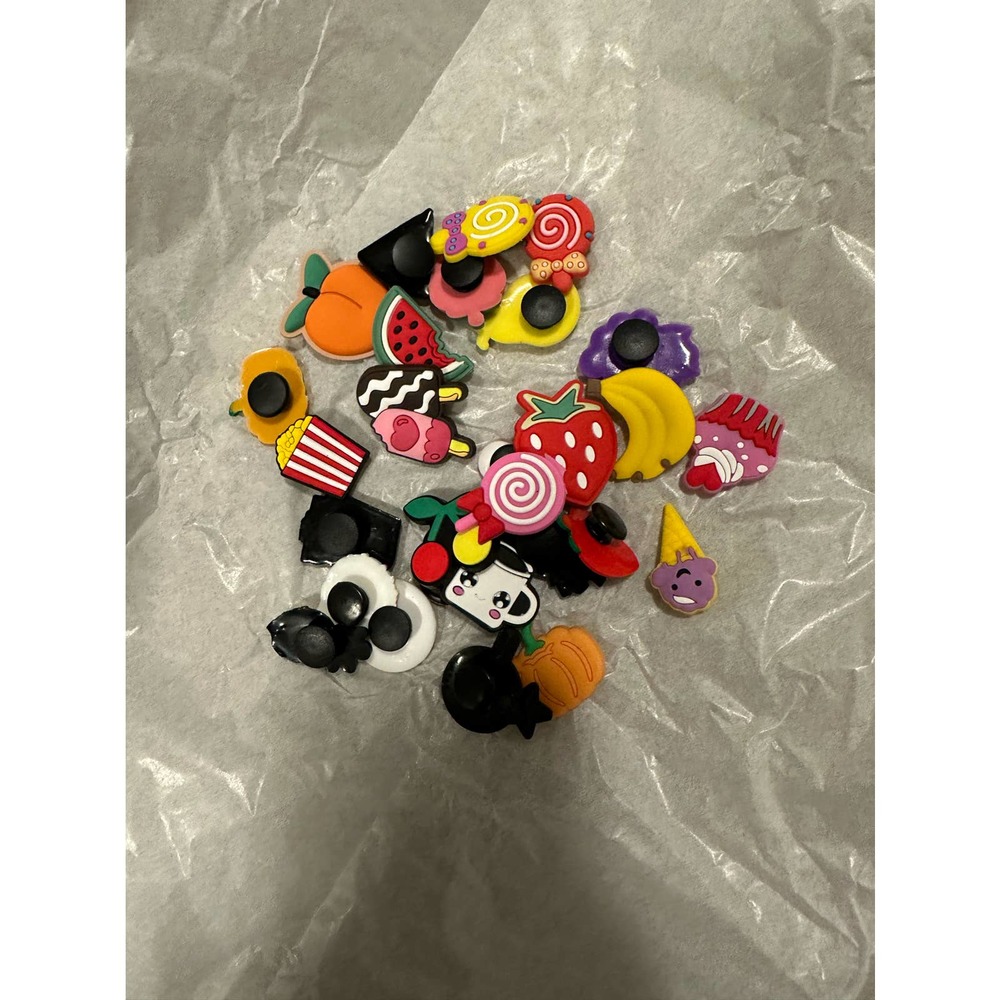 NEW! Variety of Crocs Charms and Jibbitz Bundle- Disney, Marvel, Foods